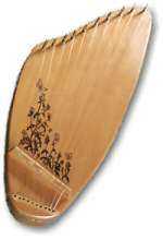 Kantele with sound box